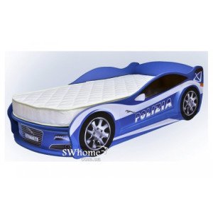 Кровать машина MebelKon Jaguar Синяя