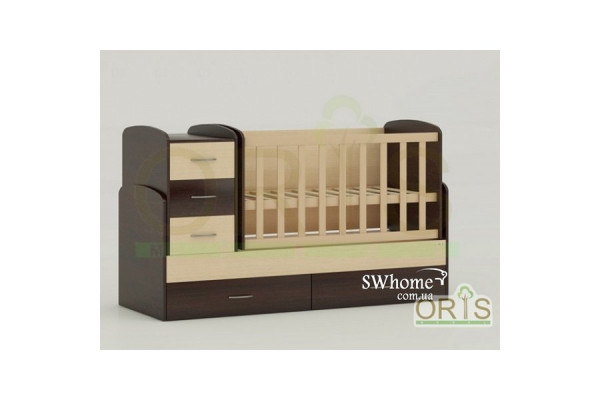 Детская кроватка-трансформер Oris Maya Комбинированная-1