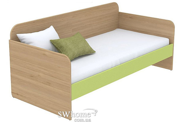 Кровать Бриз Акварели Кв - 11-7 Зеленая-1
