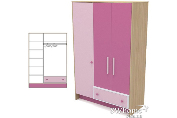 Шафа Бриз Акварелі Кв - 03 Рожевий-1