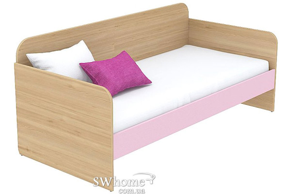 Кровать Бриз Акварели Кв - 11-7 Розовая-1