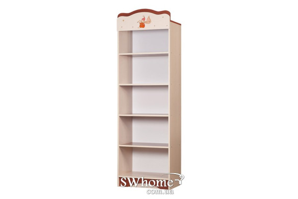 Стеллаж книжный Вальтер Феи в облаках Венге светлый-1