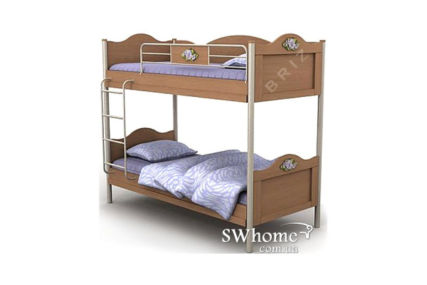 Двухъярусная кровать Бриз Angel An-12 Вишня-1
