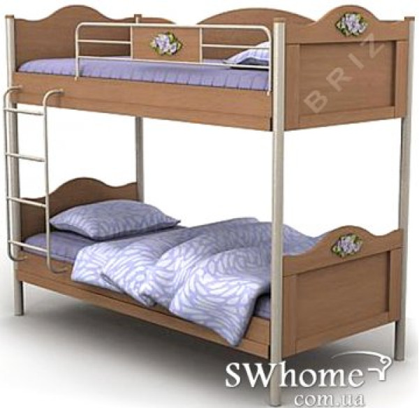 Двухъярусная кровать Бриз Angel An-12 Вишня-0
