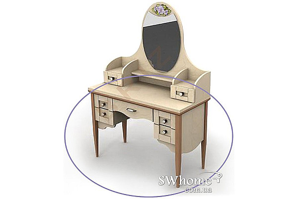 Туалетний столик Бриз Angel An-08-3 Береза-1