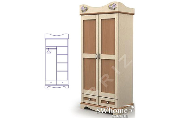 Шкаф Бриз Angel An-02-1 Комби-1