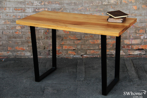 Стол EcoWalnut с ровными краями Дуб-0