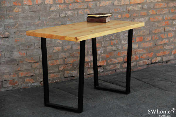 Стол EcoWalnut с ровными краями Сосна-2