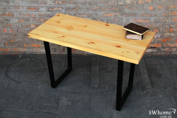 Стол EcoWalnut с ровными краями Сосна-3