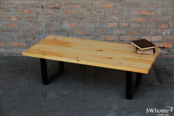 Кофейный стол EcoWalnut с ровными краями Сосна-1