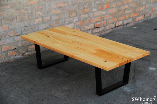 Кофейный стол EcoWalnut с ровными краями Сосна-4