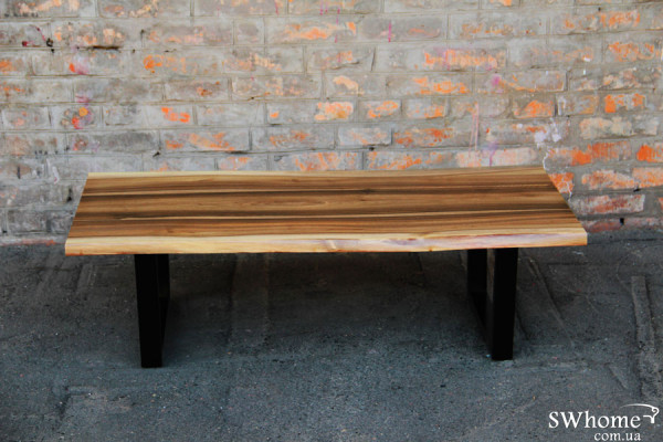 Кавовий стіл EcoWalnut із живими краями Сосна-5