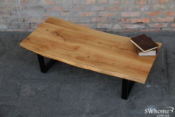 Кофейный стол EcoWalnut с живыми краями Дуб-2