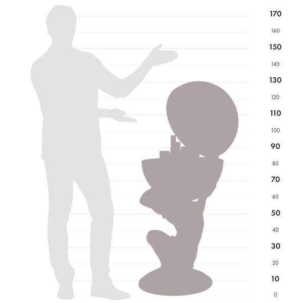 Глобус бар напольный Zoffoli Atlas Z.132 Италия Глобус бар напольный Zoffoli Atlas Z.132 Италия-2