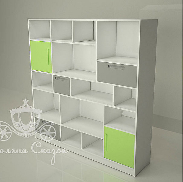 Стеллаж Абстракция Поляна сказок Футбол-0