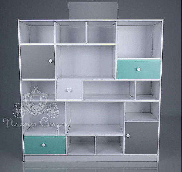 Стелаж Абстракція Поляна казок Містечко-2