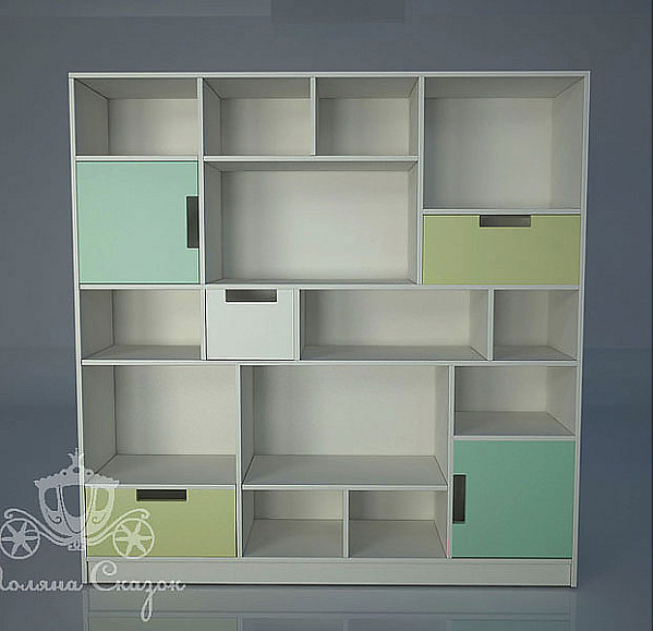 Стеллаж Абстракция Поляна сказок Грузовичек-1