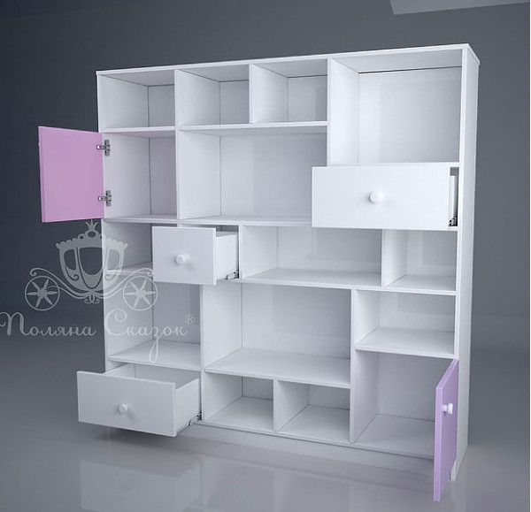 Стелаж Абстракція Поляна казок Дзвіночки-1