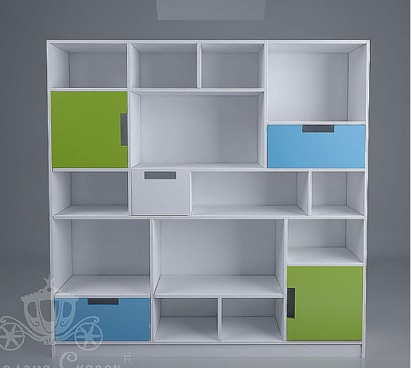 Стеллаж Абстракция Поляна сказок Little champion-1