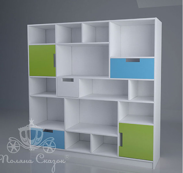 Стеллаж Абстракция Поляна сказок Little champion-0