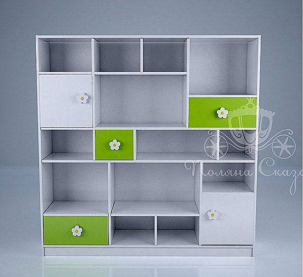 Стеллаж Абстракция Поляна сказок Ромашковое поле-2