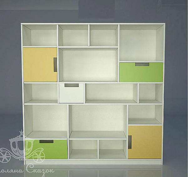 Стелаж Абстракція Поляна казок Вінні та друзі-0