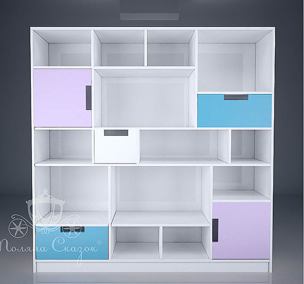 Стелаж Абстракція Поляна казок Замок Стелаж Абстракція Поляна казок Замок-0