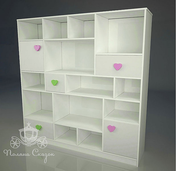 Стелаж Абстракція Поляна казок Принцеса-0