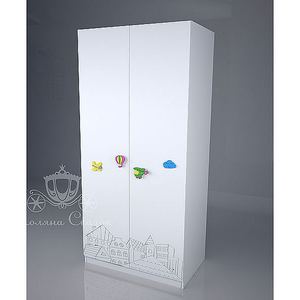 Шкаф двухстворчатый Поляна сказок Городок Шкаф двухстворчатый Поляна сказок Городок-0