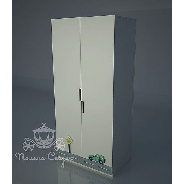 Шкаф двухстворчатый Поляна сказок Грузовичок-0