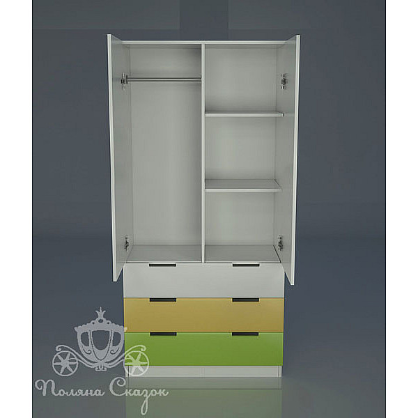 Шафа двостулкова з ящиками Поляна казок Вінні та друзі-2