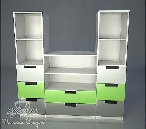 Стеллаж под TV Поляна сказок Автомобильчик Стеллаж под TV Поляна сказок Автомобильчик-0