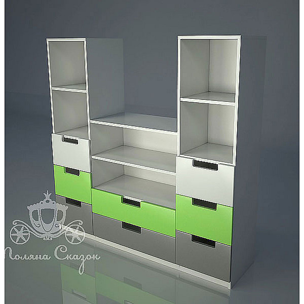 Стеллаж под TV Поляна сказок Автомобильчик Стеллаж под TV Поляна сказок Автомобильчик-1