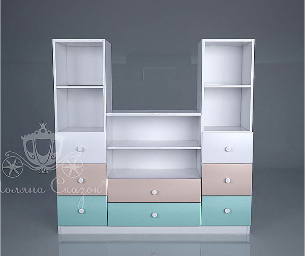 Стеллаж под TV Поляна сказок Candy bar-1