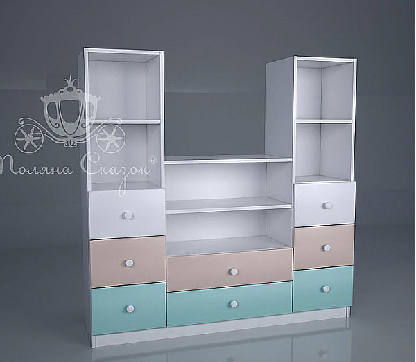 Стеллаж под TV Поляна сказок Candy bar-0