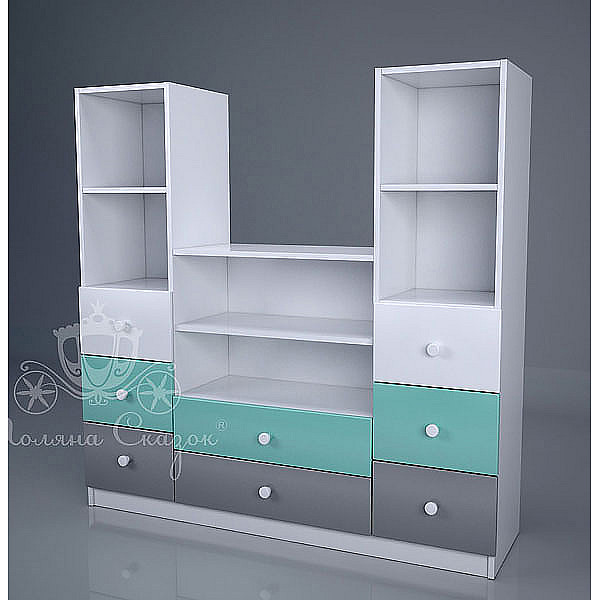 Стелаж під TV Поляна казок Містечко Стелаж під TV Поляна казок Містечко-0