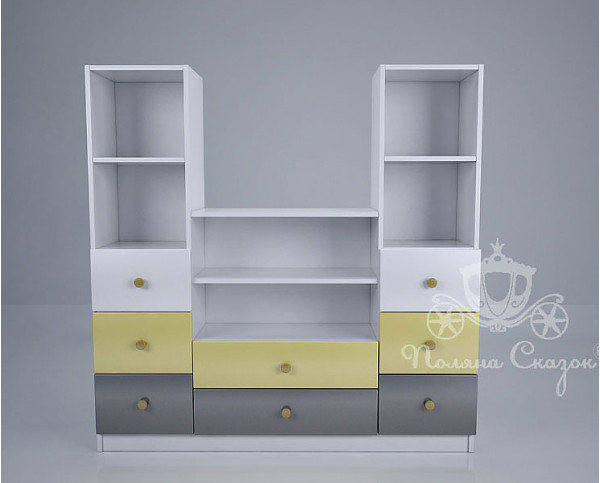 Стелаж під TV Поляна казок Коти на даху-1