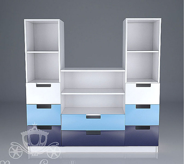 Стелаж під TV Поляна казок Морячок-1