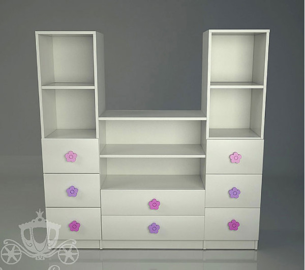 Стелаж під TV Поляна казок Квіткова галявина-1