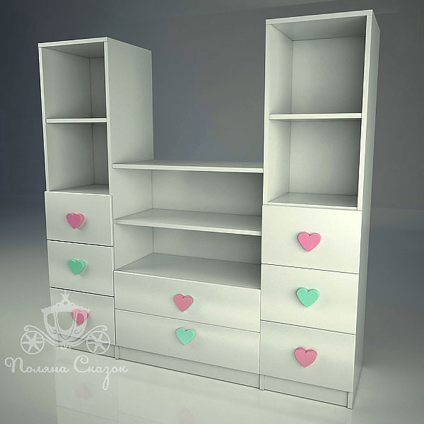 Стелаж під TV Поляна казок Попелюшка Mix-0