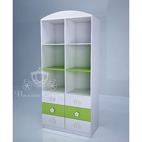 Стелаж з ящиками Поляна казок Ромашкове поле-0