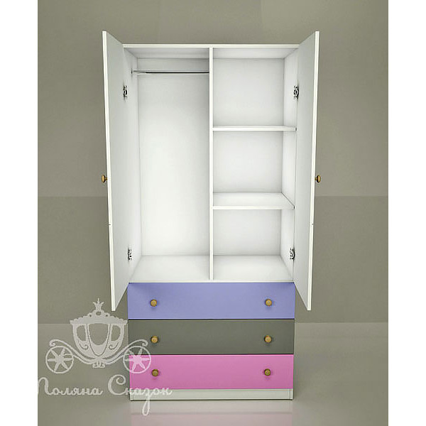 Шафа двостулкова з ящиками Поляна казок Сіті Шафа двостулкова з ящиками Поляна казок Сіті-2