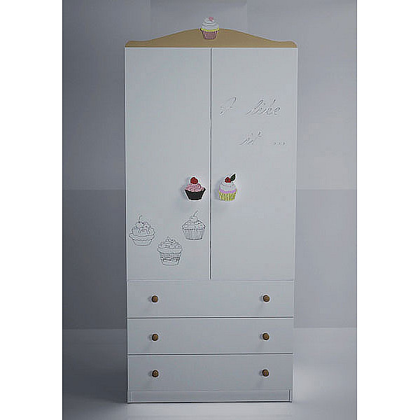 Шафа двостулкова з ящиками Поляна казок The cake Шафа двостулкова з ящиками Поляна казок The cake-0