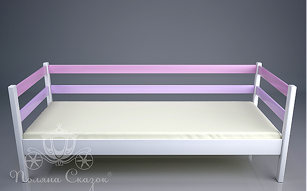 Ліжко дитяче Поляна казок Попелюшка Pink Класик-0