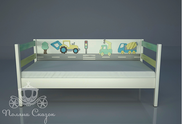 Ліжко дитяче Поляна казок Вантажівка Декорована Ліжко дитяче Поляна казок Вантажівка Декорована-0