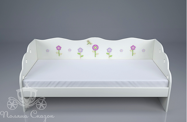 Ліжко дитяче Поляна казок Літо Декорована-0