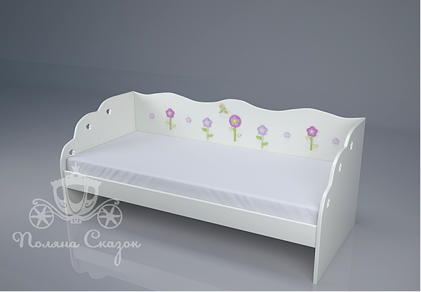 Ліжко дитяче Поляна казок Літо Декорована-1