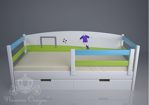 Ліжко дитяче Поляна казок Літл Чемпіон Декорована Ліжко дитяче Поляна казок Літл Чемпіон Декорована-2