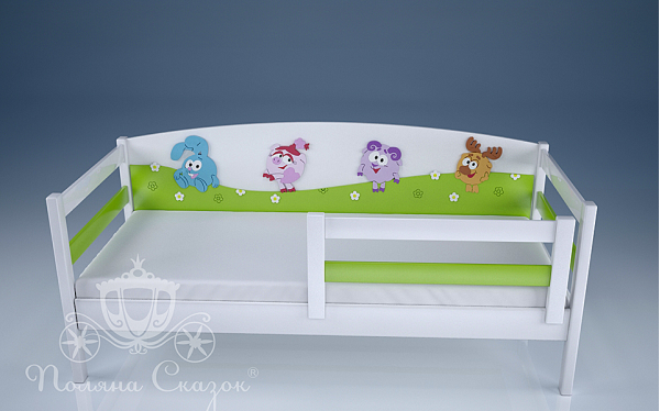 Ліжко дитяче Поляна казок Ромашкове поле Декорована Ліжко дитяче Поляна казок Ромашкове поле Декорована-1