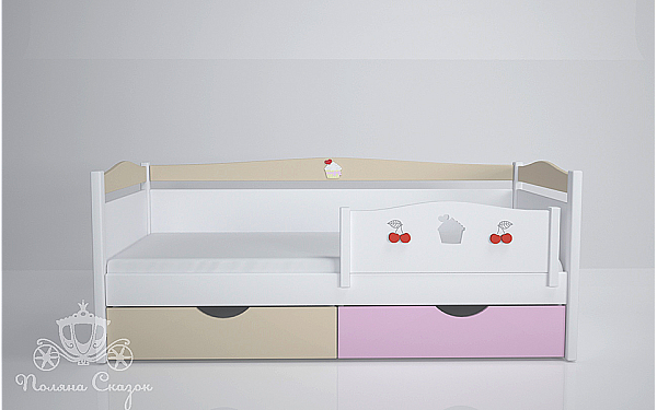 Ліжко дитяче Поляна казок Зе кейк Декорована Ліжко дитяче Поляна казок Зе кейк Декорована-2